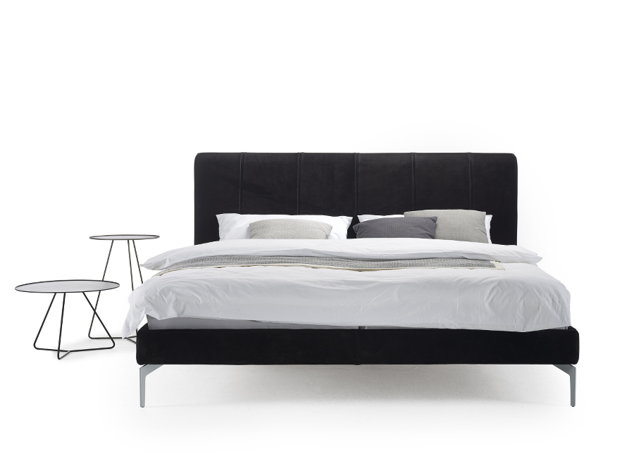 Möller Design Bett Fold 180 x 200 cm, KT: 110cm, Bezug: Harald by Kvadrat 192